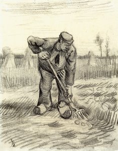 马铃薯收集者，1885年 作者 文森特·梵高