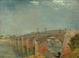 塞纳河大桥 作者 Vincent van Gogh