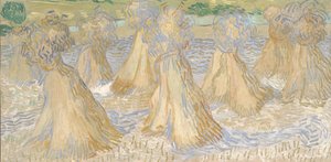 小麦捆，1890年7月（布面油画） 作者 文森特·梵高