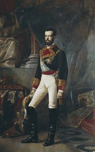 西班牙国王阿梅迪奥一世肖像 作者 文森特·冈萨雷斯·帕玛洛里（Vincente Gonzalez Palmaroli）