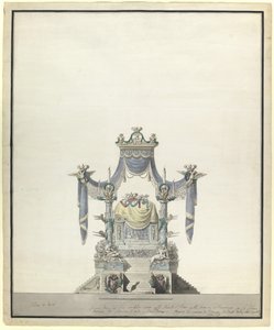 凯瑟琳大帝的Catafalque 1729-1796、1796