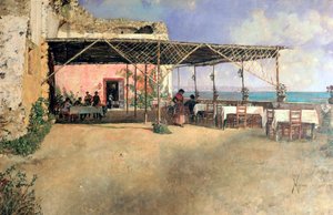 1886年在Posillipo的Taverna