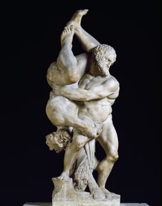 大力神和狄俄米德斯-摔跤手 作者 文西佐·拉斐尔·德·罗西（Vincenzo di Raffaello de Rossi）