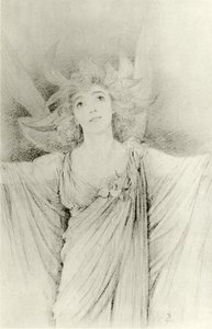 Lady Tree as Titania（凹版印刷） 作者 紫罗兰色