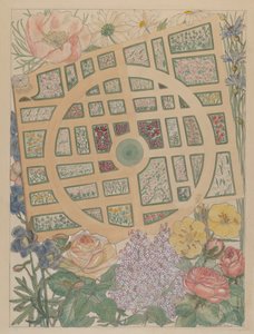 朱梅尔夫人的花园，约1936年。
