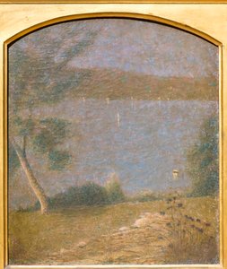 科莫湖的夏天，c.1889（布面油画）