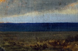 海上的蓝天，作者：Vittorio Avondo (1836-1910)
