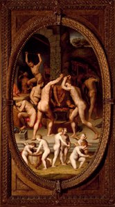 火神的熔炉（绘画 作者 维托里奥·卡西尼（Vittorio Casini）