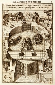 用于运河或河流锁的液压机，1607