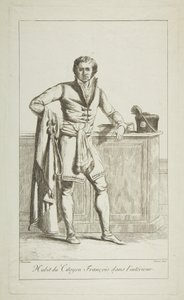 法国公民内部服饰，1794年。