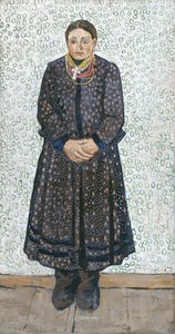 乌克兰农妇，1910-1911年 作者 弗拉基米尔·达维多维奇·布尔留克