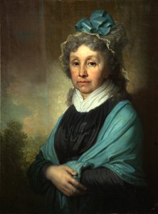 安娜·谢尔盖耶夫娜·贝佐布拉佐娃的画像，1790年代末 作者 弗拉基米尔·卢基希·波罗维科夫斯基