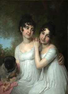 EA和AA库拉金伯爵夫人肖像，1802年 作者 弗拉基米尔·卢基希·波罗维科夫斯基
