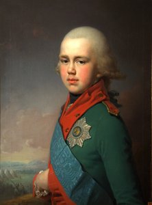 俄罗斯大公君士坦丁·帕夫洛维奇的画像1779-1831，1795年