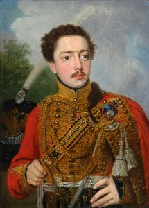 帕维尔·塞米奥诺维奇（Pavel Semyonovich）的肖像，1817年 作者 弗拉基米尔·卢基希·波罗维科夫斯基