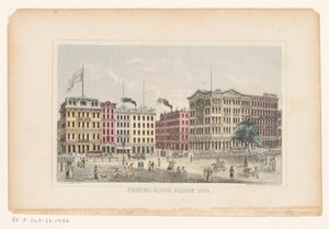 曼哈顿公园路
印刷厂广场 1868 年（物品上有标题） 作者 WC 罗杰斯公司