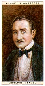 阿道夫·门约（Adolphe Menjou），1890-1963年，美国演员，1928年。 作者 WD和HO遗嘱