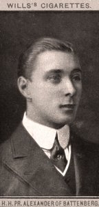 HH，PR。 1908年，亚历山大·巴登堡（Alexander of Battenberg）。 作者 WD和HO遗嘱
