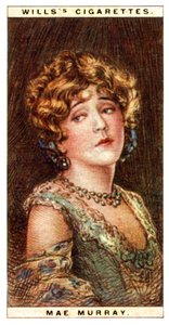 梅·默里（Mae Murray），1889-1965年，美国女演员，1928年。 作者 WD和HO遗嘱