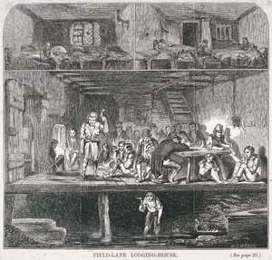 伦敦菲尔德巷住宿楼，1847年 作者 平分梅森