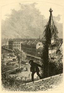 水牛城主街，从圣保罗教堂看》，1872年。  