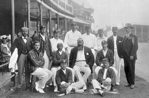 1899年，诺丁汉郡诺丁汉的英格兰测试板球十一。