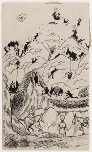“巴尔干地区的山地电池特技” 作者 道森