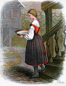 挪威农家女，1809年。