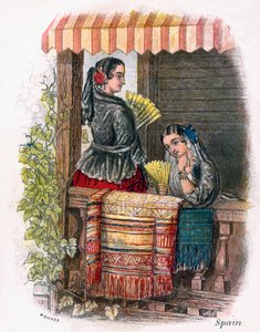 西班牙姑娘，1809年。