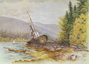 S.S. Beaver 号躺在进入布拉德湾的路上 作者 W摩天轮