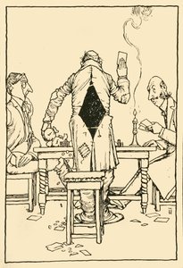 钻石王牌上的Wininng卡，1910年。 作者 威廉·希思·罗宾逊
