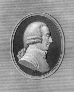 亚当·史密斯（Adam Smith），18世纪的苏格兰哲学家和经济学家，1836年。 作者 霍尔