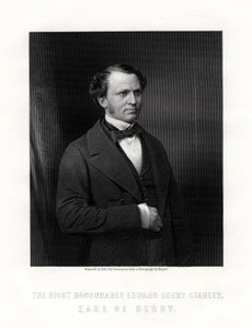 爱德华·亨利·斯坦利（Edward Henry Stanley），英国政治家德比十五世伯爵，十九世纪中叶。 作者 霍尔