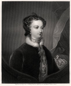 玛丽·斯图尔特（Mary Stuart），苏格兰女王，十九世纪 作者 霍尔