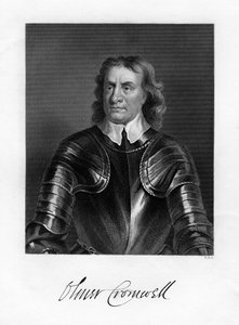 奥利弗·克伦威尔（Oliver Cromwell），英国士兵和政治家，十九世纪 作者 霍尔