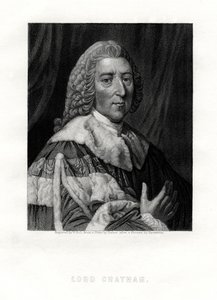 威廉·皮特（William Pitt），英国辉格党政治家查塔姆第一伯爵，十九世纪。 作者 霍尔