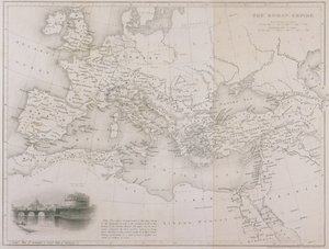 罗马帝国，1850年 作者 休斯