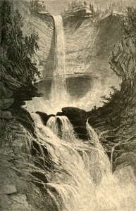 卡茨基尔瀑布"，1874年。