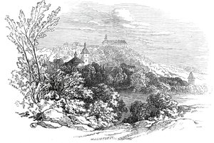 莫尔斯多夫宫--来自阿尔伯特亲王殿下的绘画，1845年。