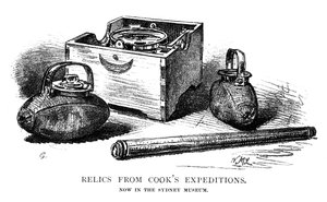 1886年，库克斯远征队的遗物。 作者 麦克劳德