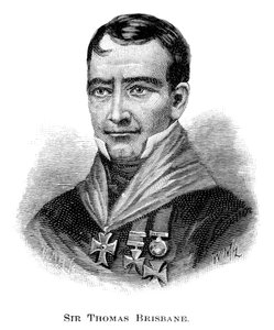 英国士兵，殖民地总督兼天文学家托马斯·布里斯班爵士，1886年。