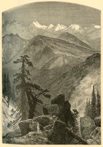 锡耶拉山的高峰"，1874年。   作者 W·罗伯茨