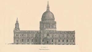 圣保罗教堂-南侧立面》，1889年。   作者 W和AK约翰斯顿