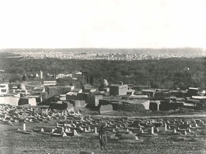 1895年，大勒克斯大马士革苏勒耶的城市全景。