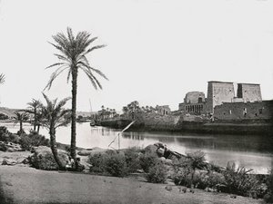伊西斯神庙，埃及菲莱，1895年。