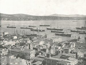 博斯普鲁斯海峡，展望奥斯卡帝国，君士坦丁堡，Scutari，1895年。