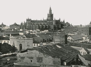 大教堂，西班牙塞维利亚，1895年。 作者 W和S有限公司