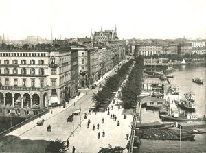 少女峰，德国汉堡，1895年。 作者 W和S有限公司