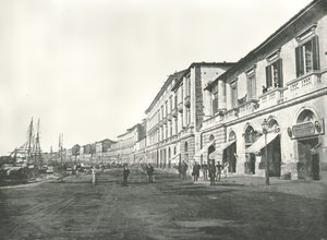 意大利西西里岛墨西拿（Messina）码头，1895年。