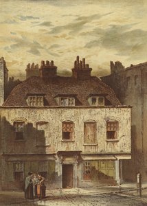 Old Houses，Dyott Street，Bloomsbury（chromolitho）